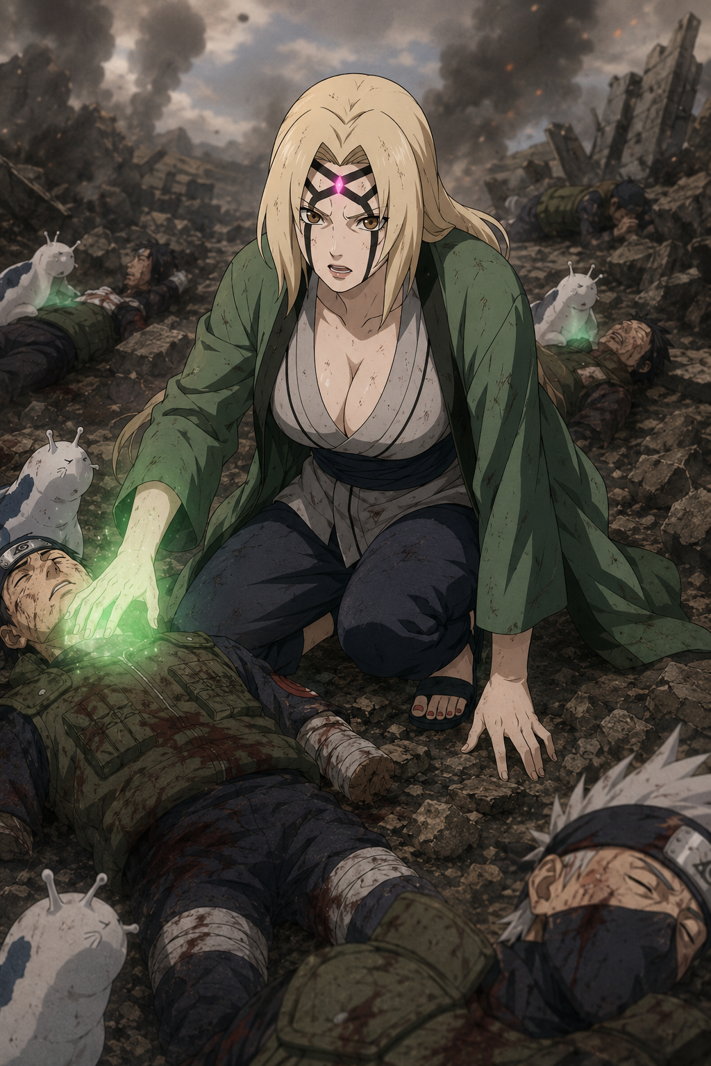 Does Tsunade die in Naruto