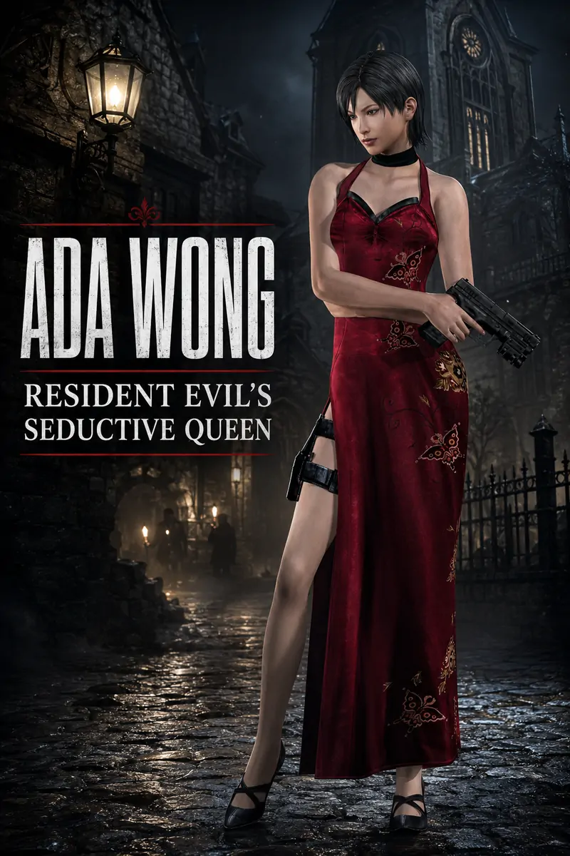 Ada Wong sex doll red dress
