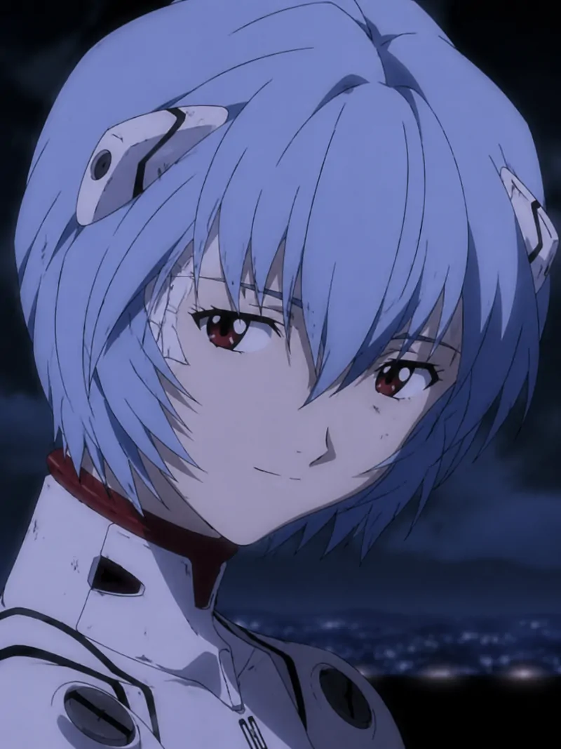 Rei Ayanami sex doll smile